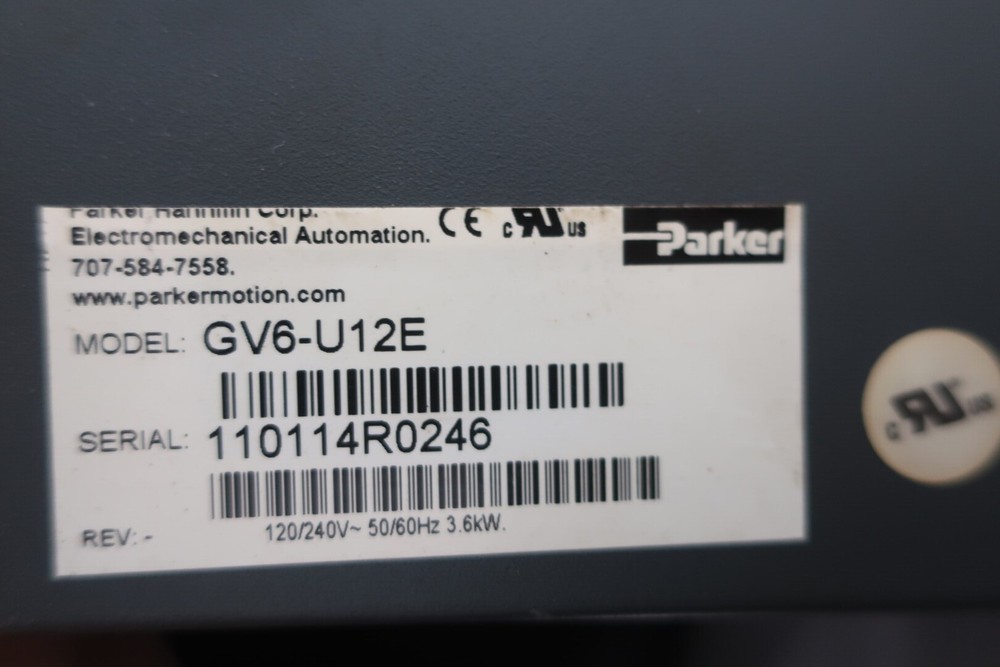 Parker GV6-U12E Gemini Servo Drive