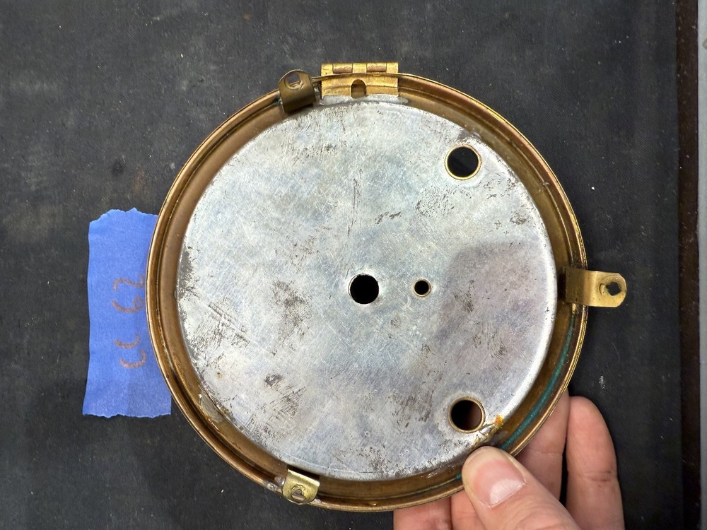 (CC62) SETH THOMAS MANTLE CLOCK DIAL & BEZEL & GLASS