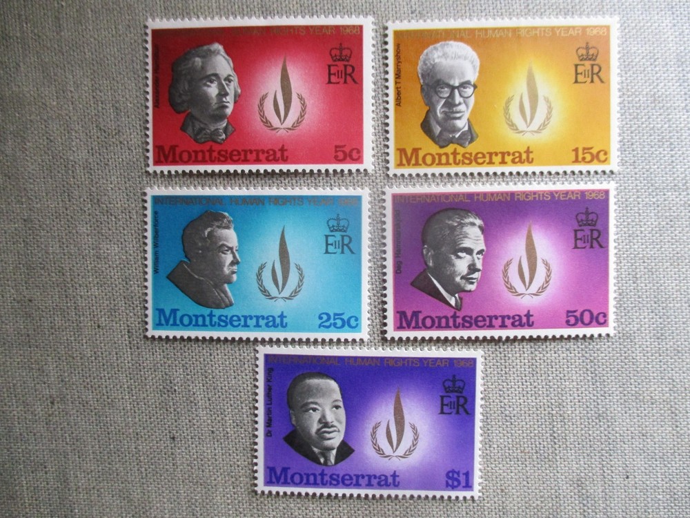 Montserrat, Scott# 203-207, MH