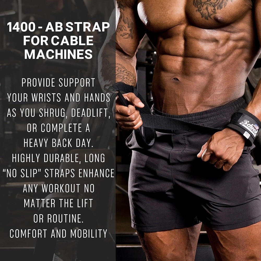 Schiek Model 1400 Ab Strap Cable Crunches Lat Pull Down ATG Reverse Squat NEW