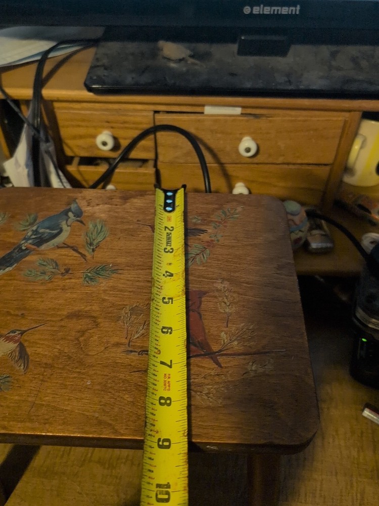 vintage wooden stool