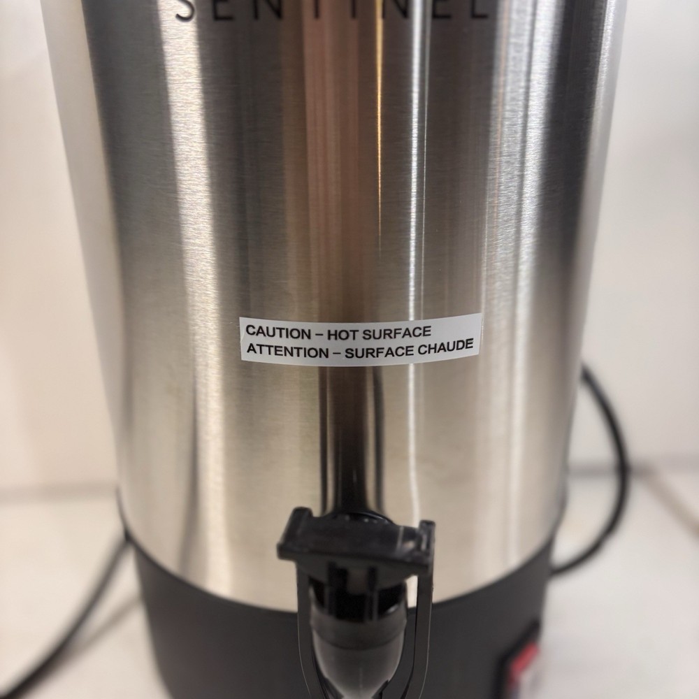 Sentinal 30 Cup Coffee Tea Brewing System Single Wall Urn Percolator NEW IN BOX