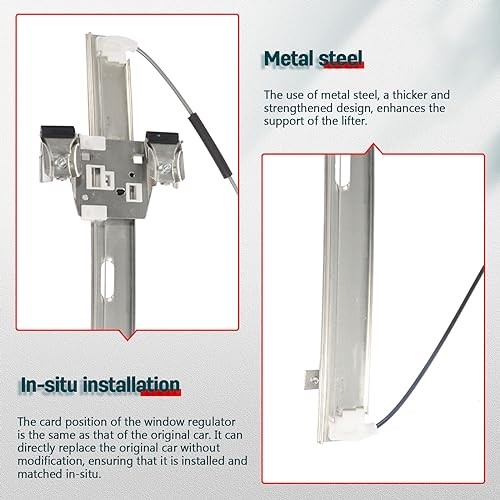 Power Window Regulator Front Right Passenger Side fit for Front Passenger(RH)