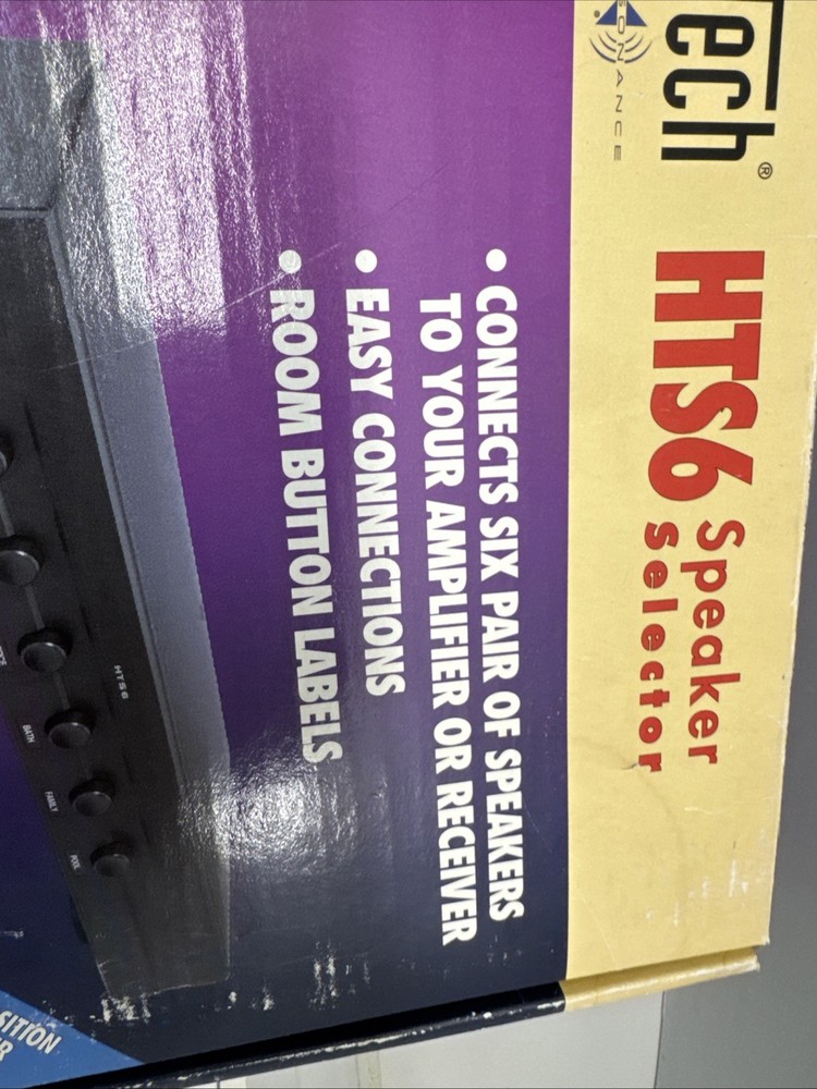 HOMETECH HTS6 6 Channel Speaker Selection System Black
