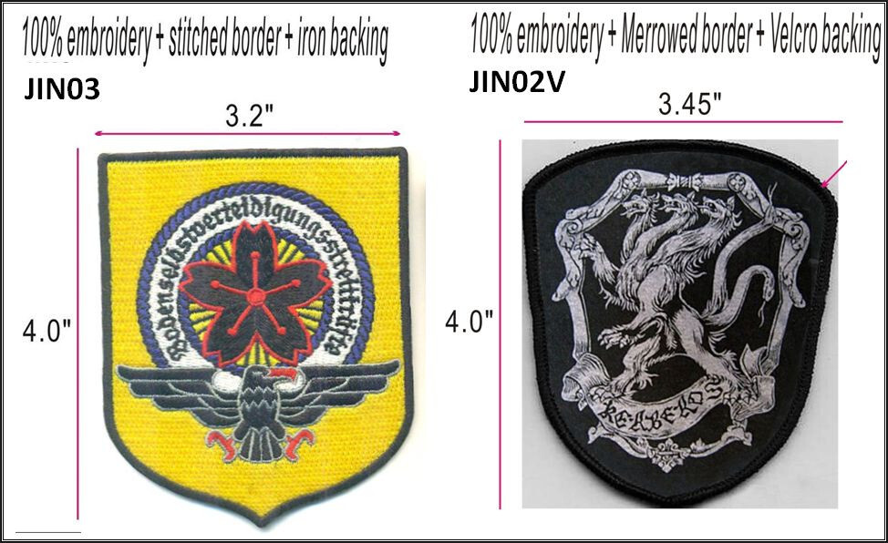 JIN ROH KERBEROS PATCH SET - JIN02V +03