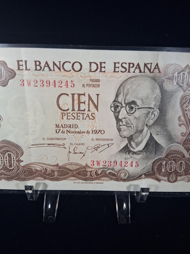 1970 SPAIN 100 PESETAS BANKNOTE