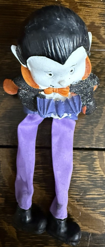 Charming Halloween Vampire Figurine Shelf Sitter