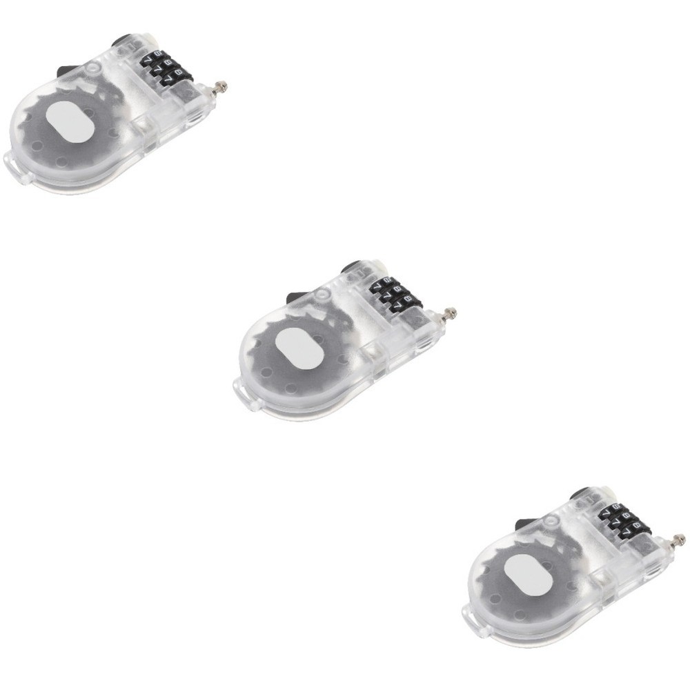 3 Count Combination Lock for Snowboard Electric Skateboard Ski Cable
