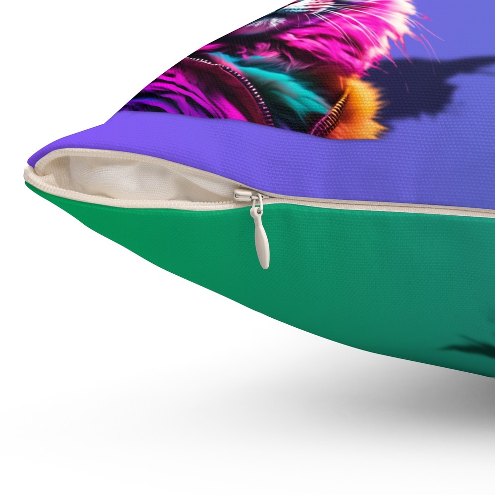 Spun Polyester Square Pillow
