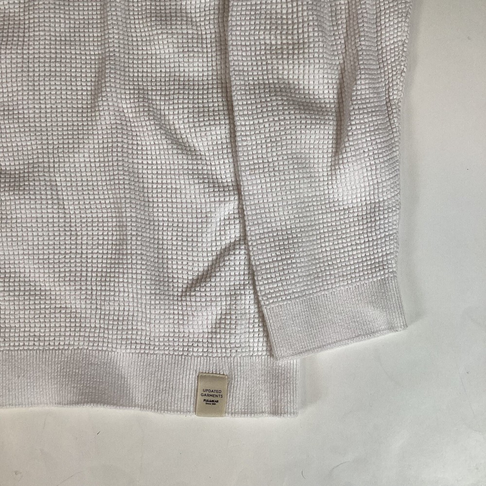 Pull & Bear Mens Sweater Long Sleeve Sz XL Comfort Crew Neck Soft White Pullover