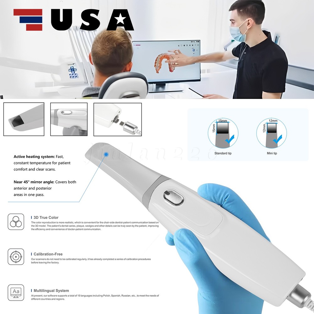 Digital Impression Intraoral Scanner Open Data Prosthetics Implants Orthodontics