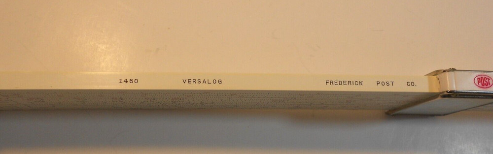 POST VERSALOG 1460 Engineer Slide Rule Case Belt Loop Instructions JAPAN E5