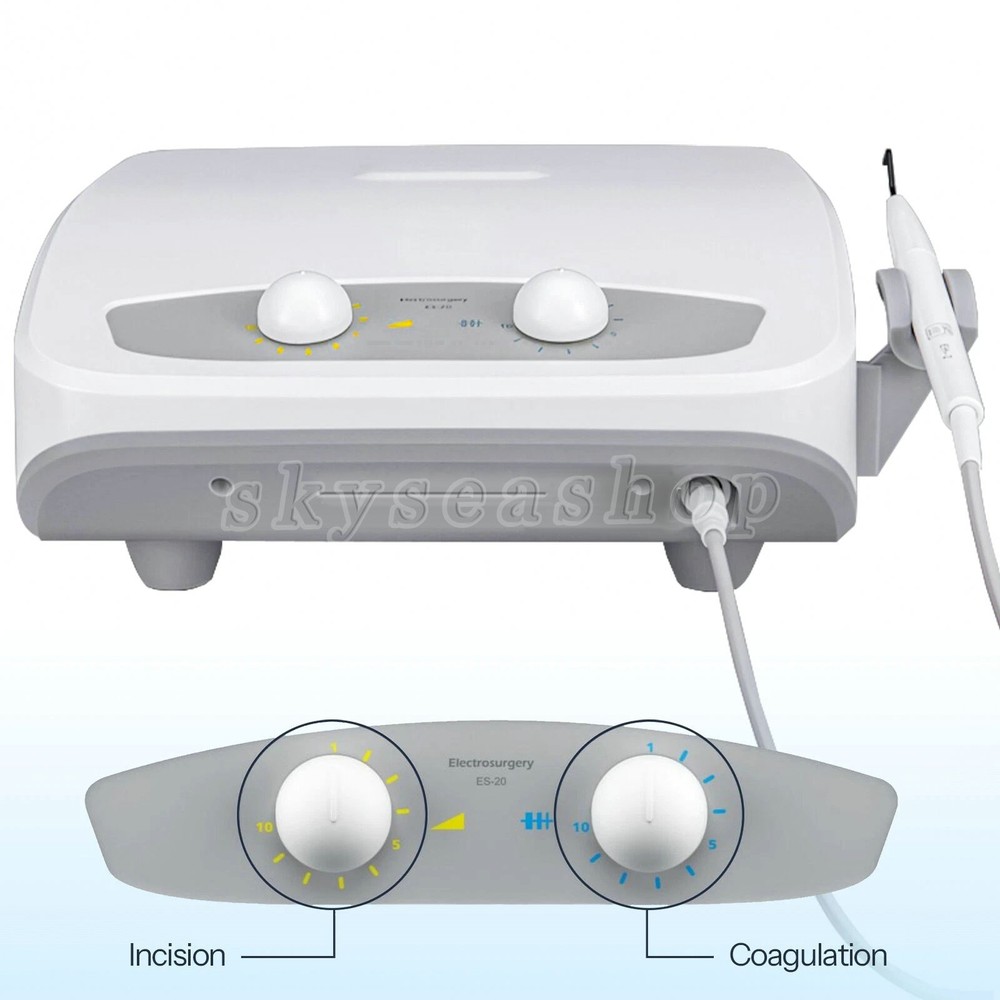 Electrosurgery Dental Cutting Unit with 7 Electrodes Tips 110v