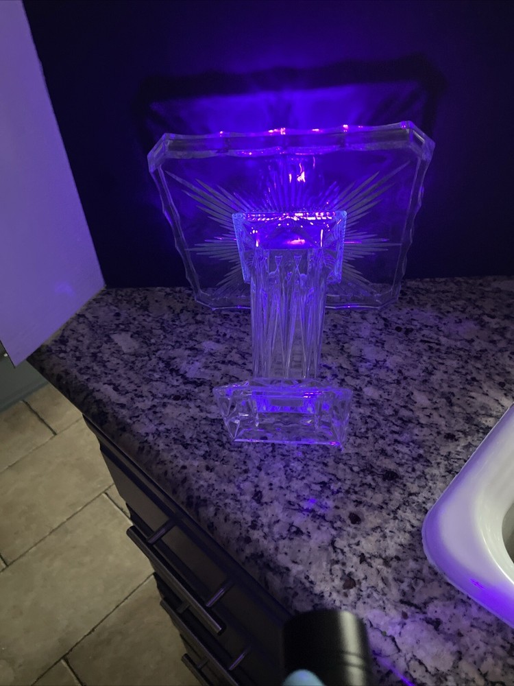 Crystal Cake Stand-heavy Lead Crystal-BEAUTIFUL!