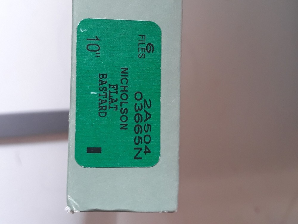 nicholson 03665n 10" Flat Double Cut Bastard File