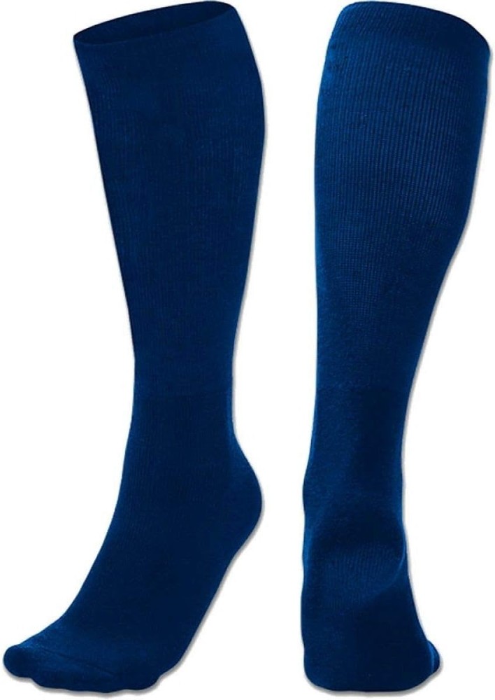 Navy Compression Socks - Multi-Sport Over-The-Calf Fit for Athletes
