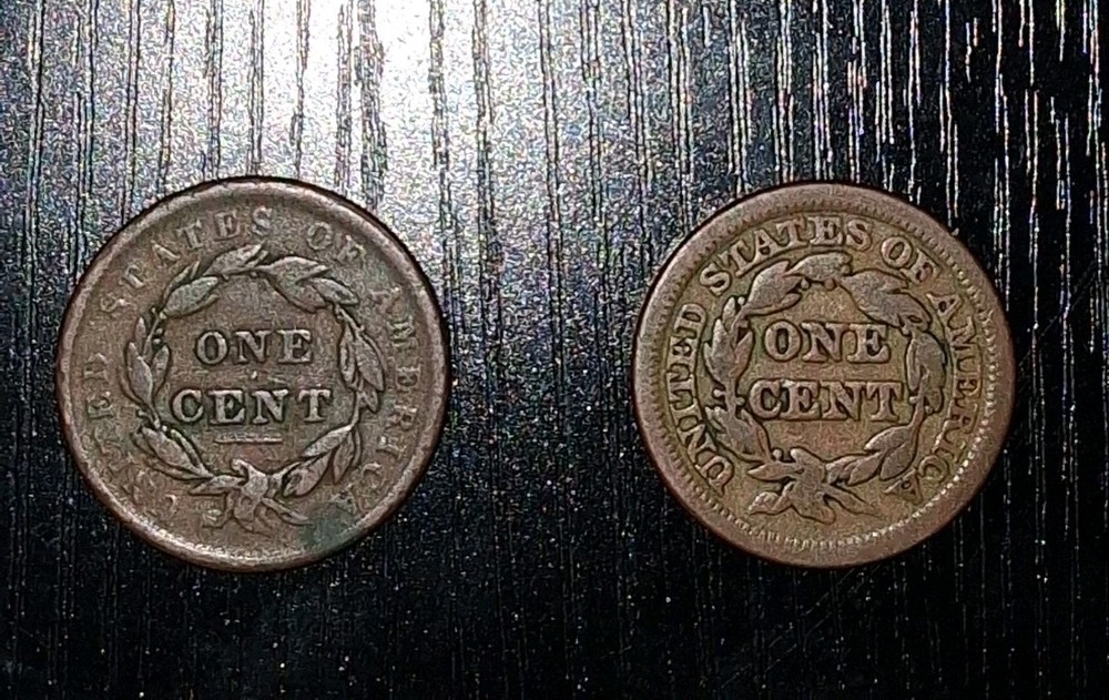 1838 & 1848 Large Cent