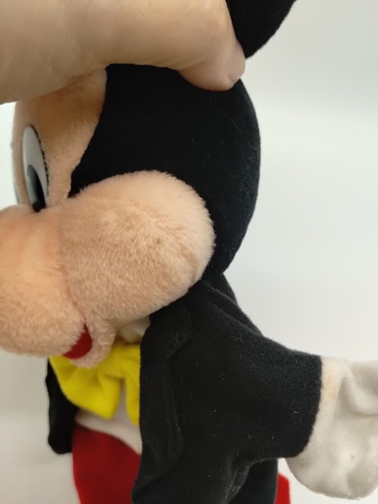 Mickey Mouse Hand Puppet Fabric 1993 Mattel Disney