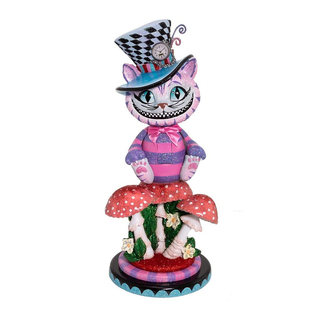 Kurt S. Adler HA0573 Hollywood Cheshire Cat Nutcracker, Multi-Colored