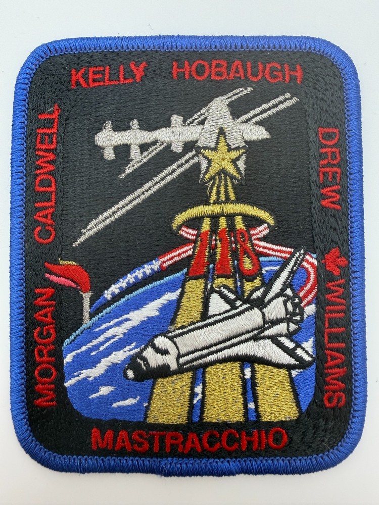 Authentic Vintage Nasa Space Shuttle Endeavour's Full Embroidered Patch