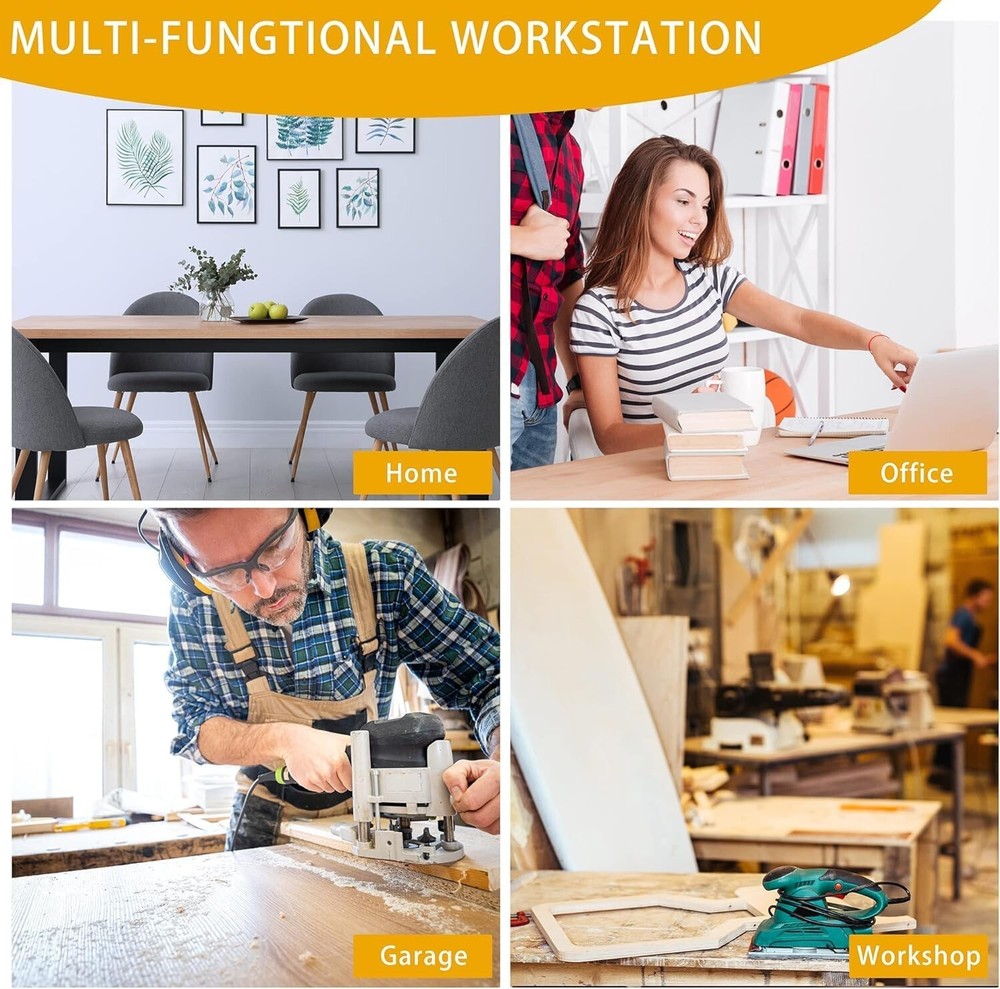 Workbench, Outle 2000 Heavy LBS 70" Work Power Adjustable Table Height Duty with