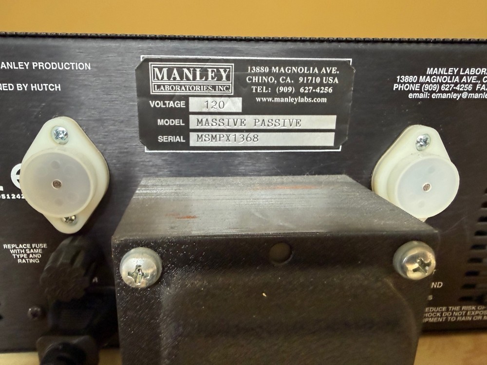 Manley Massive Passive Equalizer
