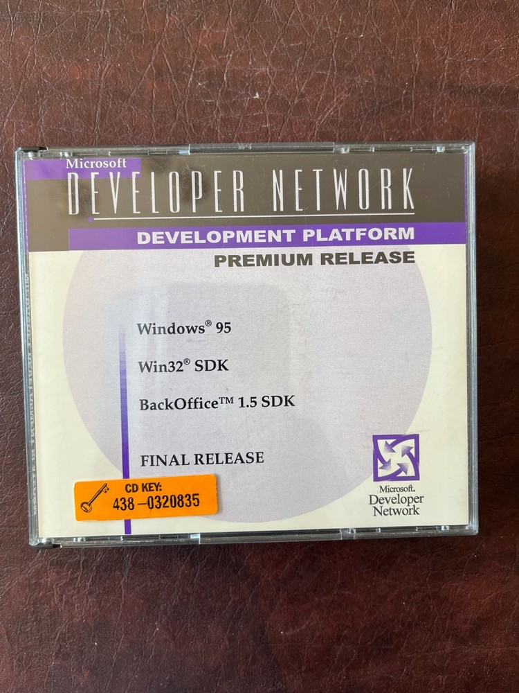 Set 3 CD Microsoft Developer Network w/CD Key Development Platform Final Premium