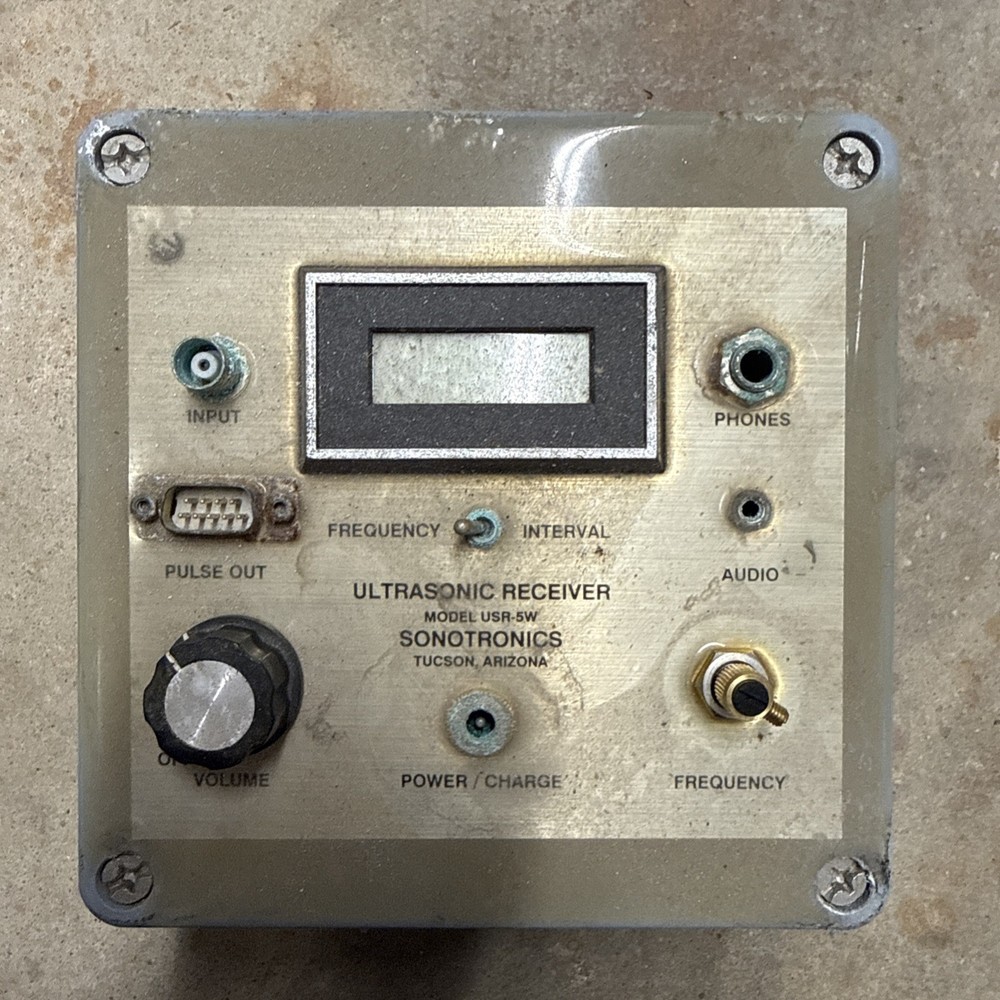 Sonotronics USR-5W Ultrasonic Portable Handheld Tracking Receiver (Untested)