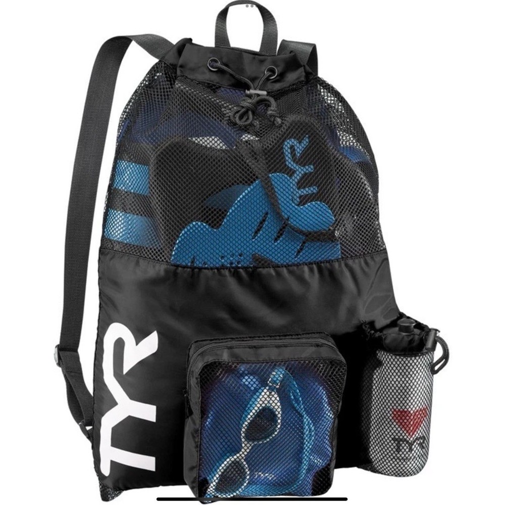 TYR Big Mesh Mummy Backpack - Black