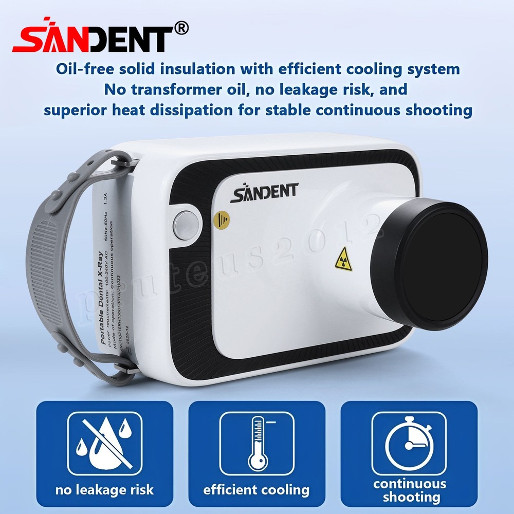 Dental Portable Imaging System Handhold X Machine Unit Ray High Frequency+Shield
