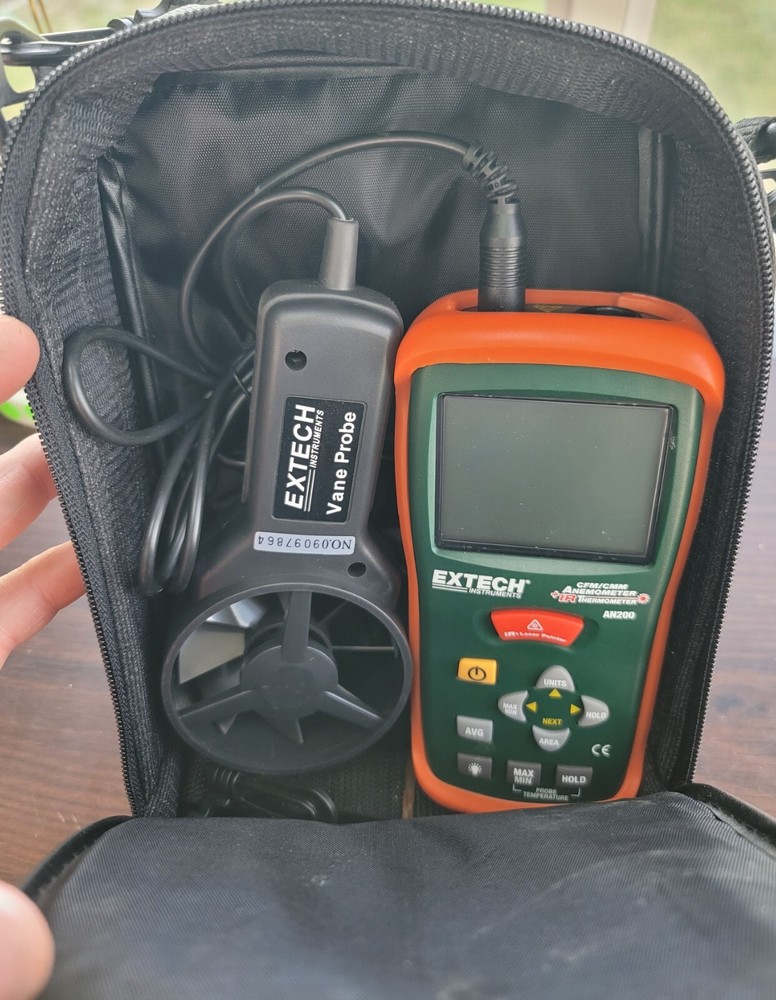 EXTECH AN200 THERMO-ANEMOMETER CFM/CMM
