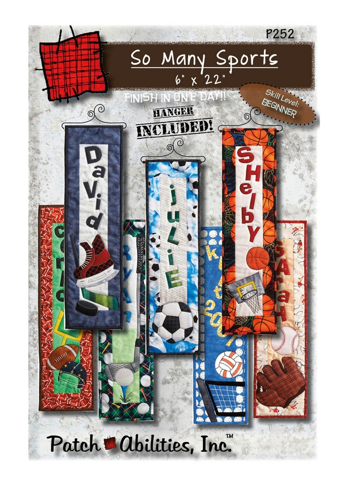 Patch Abilities So Many Sports Pattern with Hanger P252