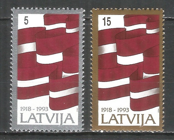Latvia 1993 mint stamps MNH (**) flag
