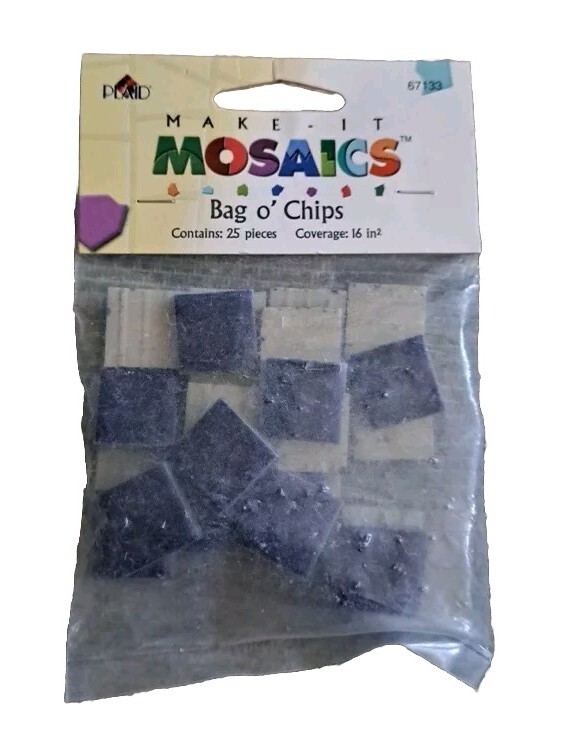 Make It Bag O' Chips Each Bag Contains 16 Blue Tile