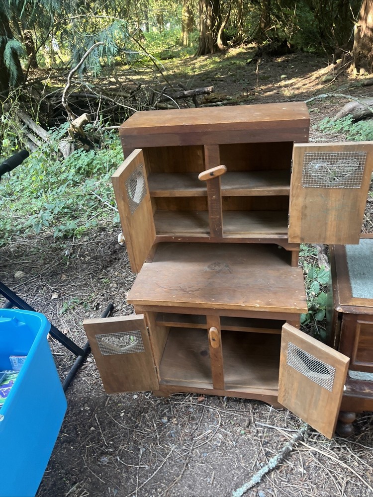 Antique Kitchenette Heart Windows