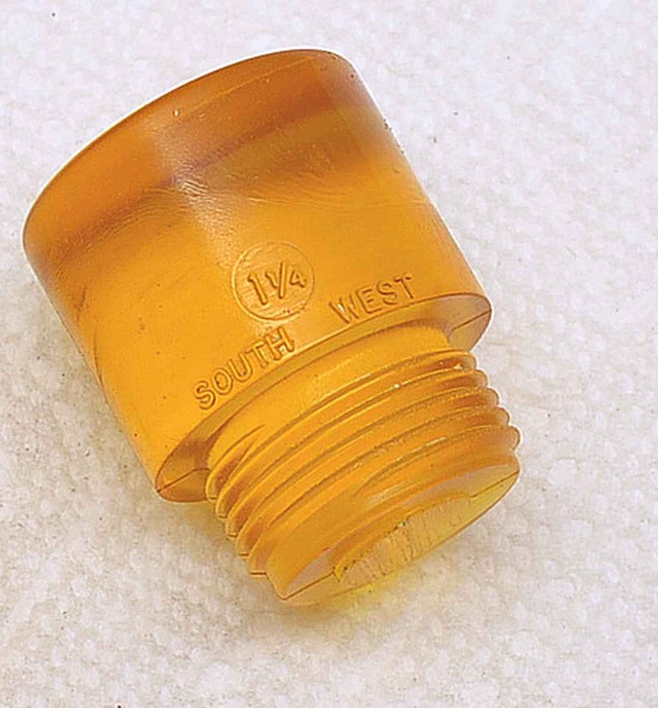 South West Mfg Soft Face Hammer Replacement 1-1/4" Diameter Threaded Insert Set