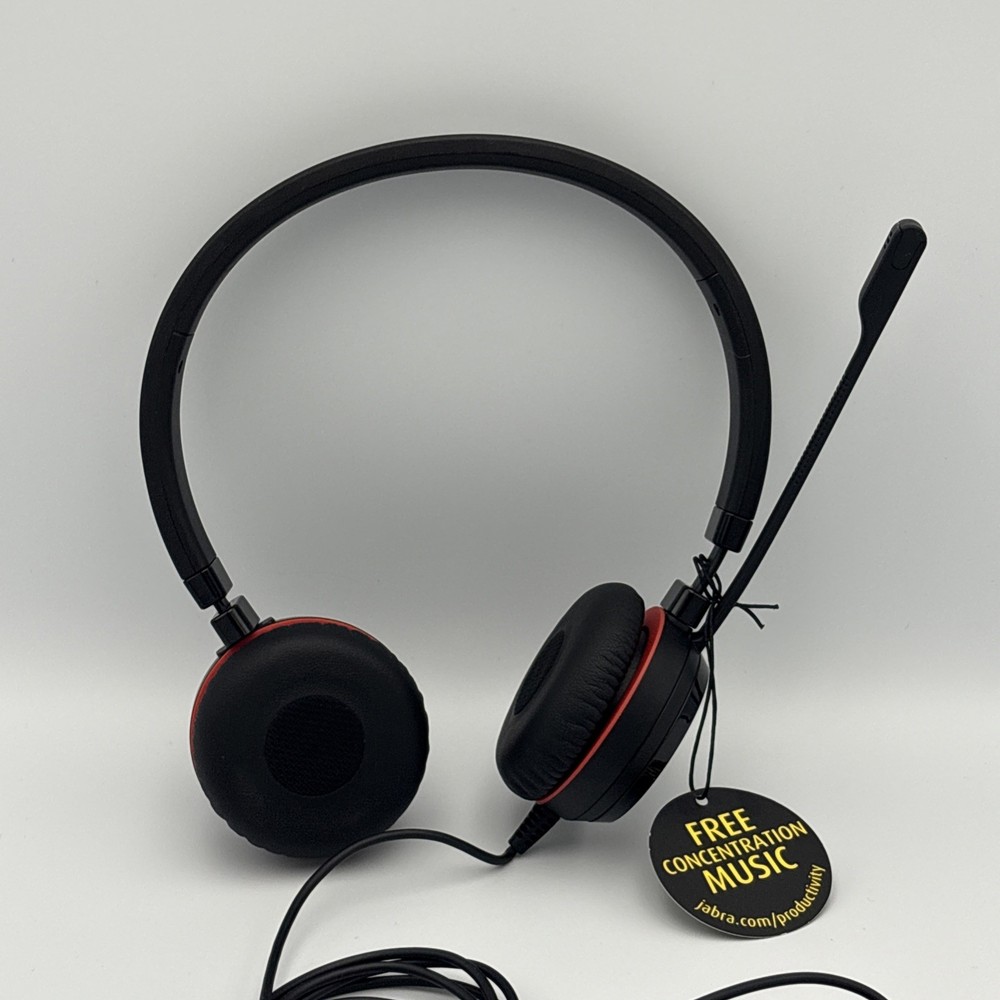 Jabra Evolve 20 Stereo Headset - Black (HSC016)