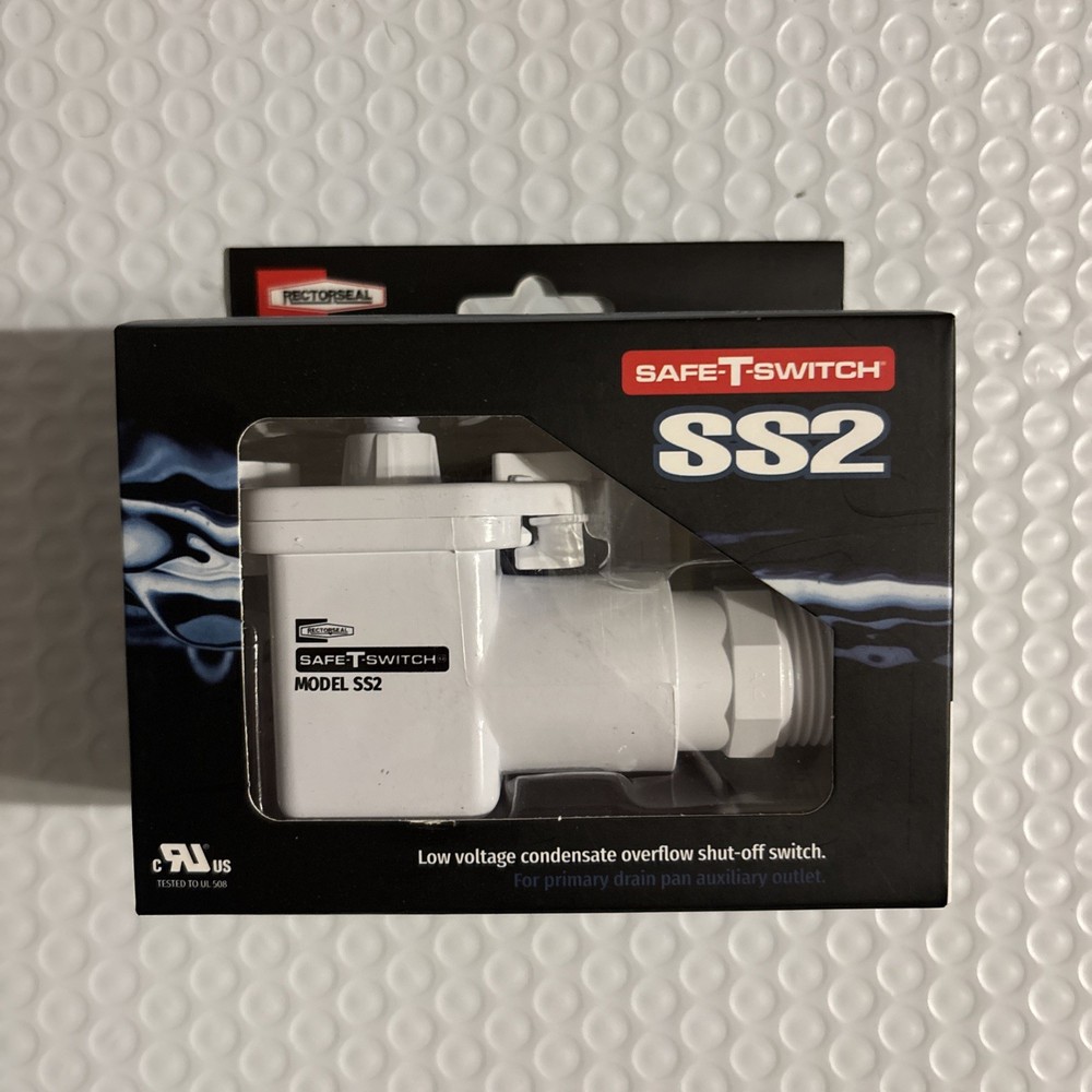 Rectorseal 97087 Low Voltage Condensate Overflow Shut Off Switch SS2