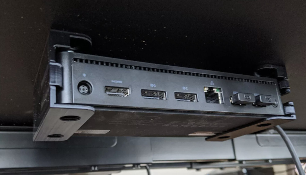 Under Desk Mount / Wall Mount Holder for Dell D6000 Docking Station