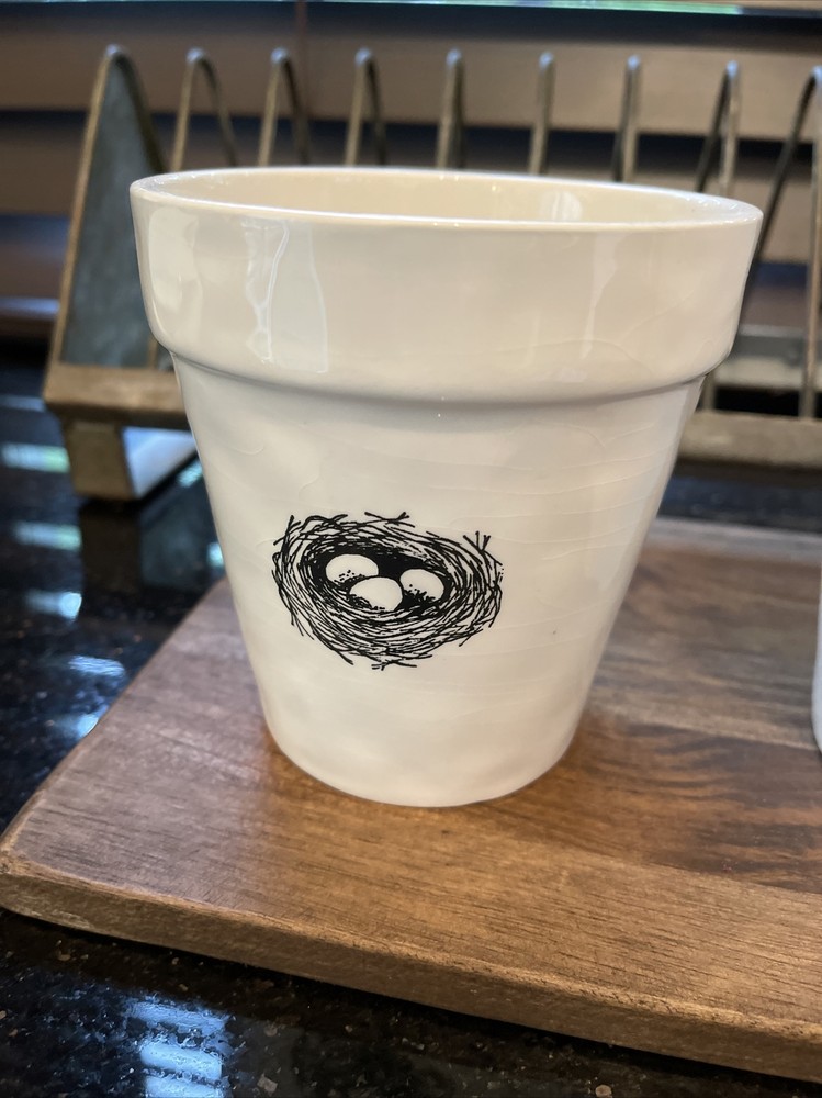 Rae Dunn Chirp Initial B Planter Chirp Nest Set