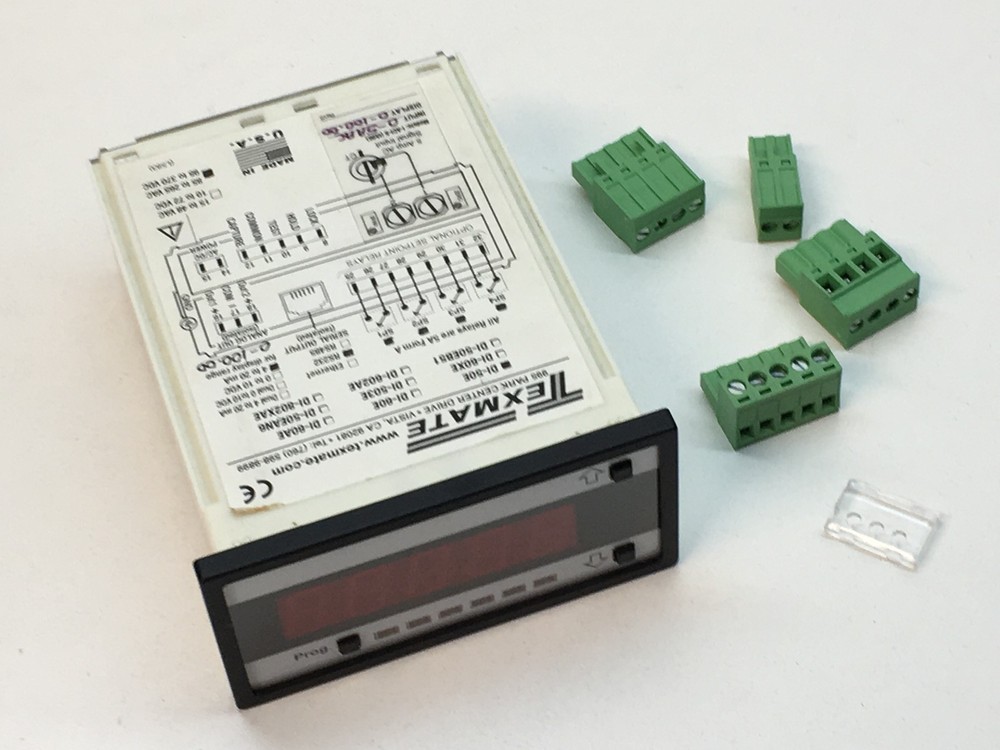Texmate DI-50E Digital Panel Meter 0-5AAC, 0-100.00 Display