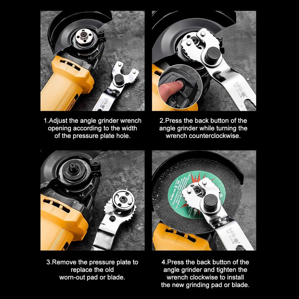 Angle Grinder Wrench Two Claw Tool for Grinding Wheel Change