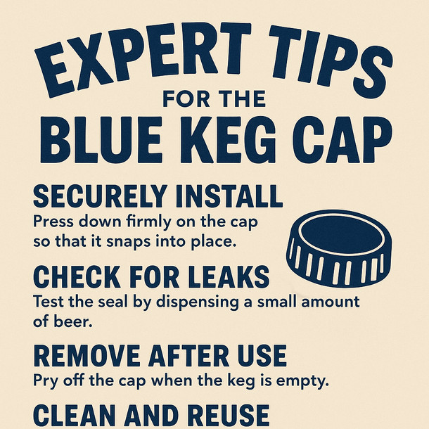 LD Carlson Blue Keg Cap