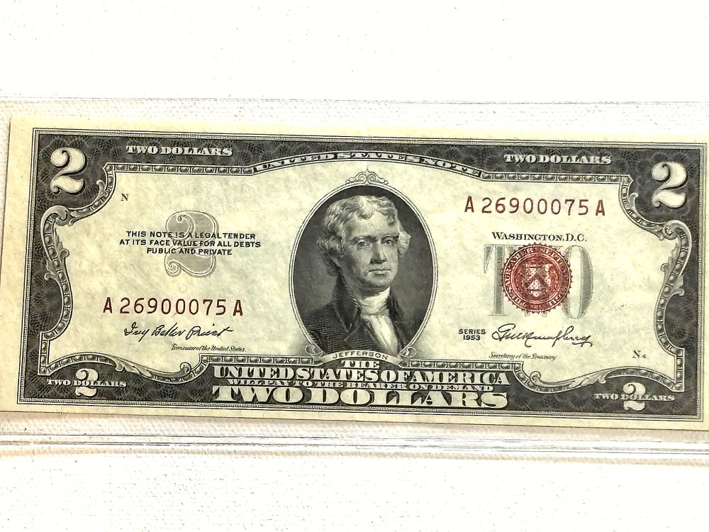 Tender Note's $5.00 Silver-Certificate star-note / Red note's / $2.00 Red-Seal