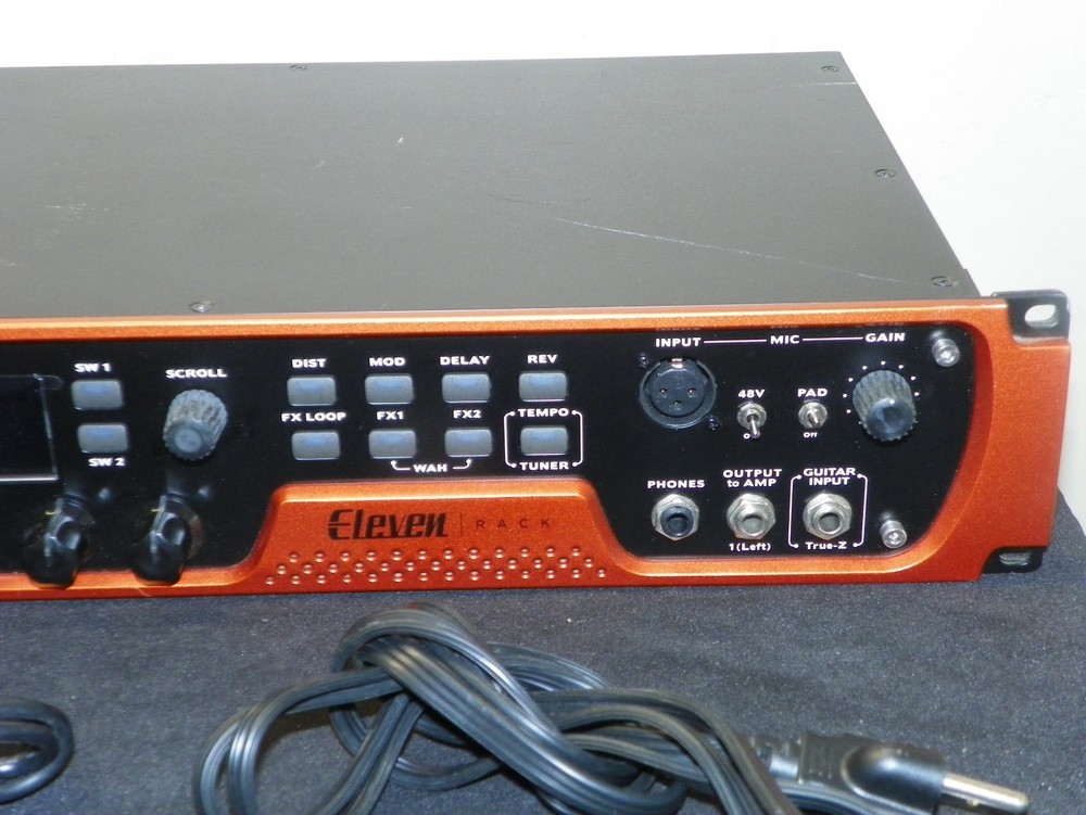 Avid Eleven Rack USB Audio Interface Multi Guitar Effects Processor With Cables