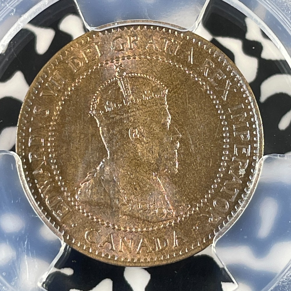 1907 Canada Large Cent PCGS MS65BN Lot#G2245 Gem BU!