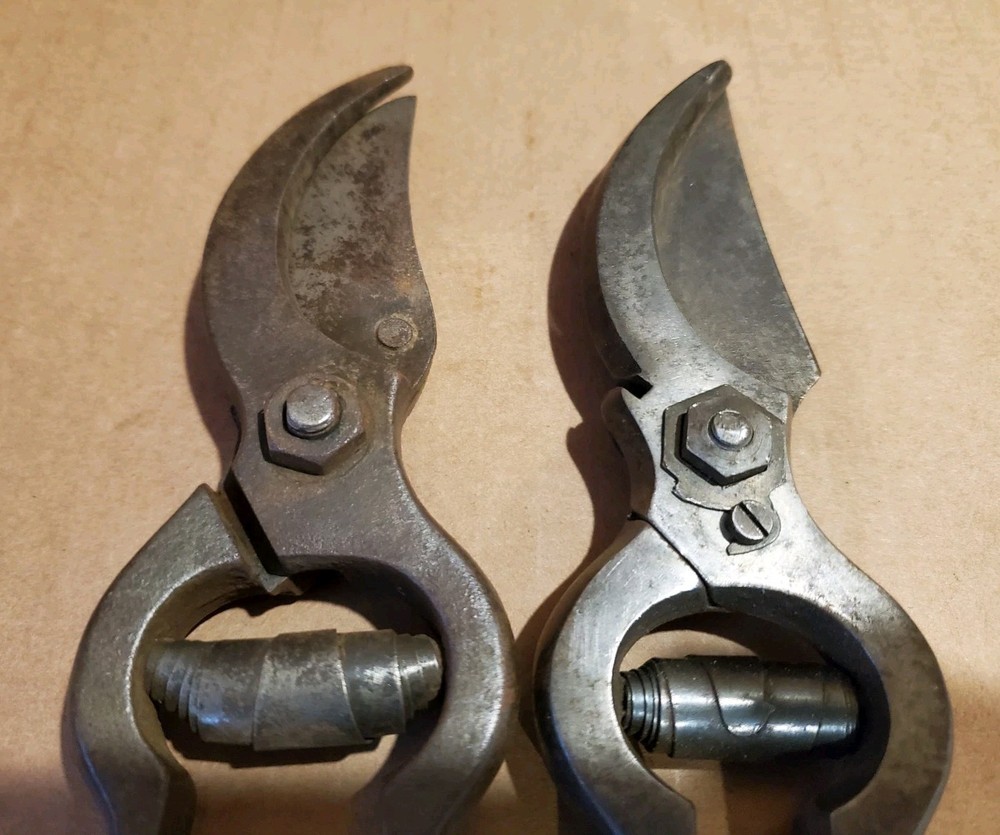 2 Vintage Hand Pruning Shears,Eclipse,Other,Old Garden Tools