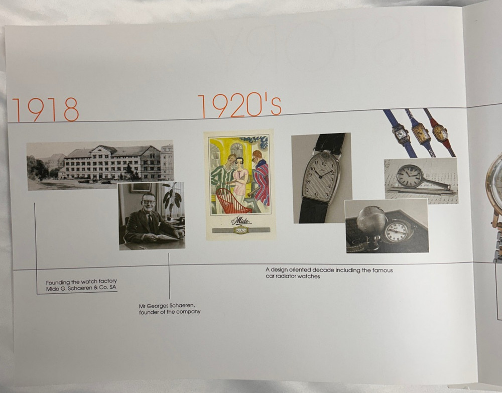 90th Anniversary Mido Catalog