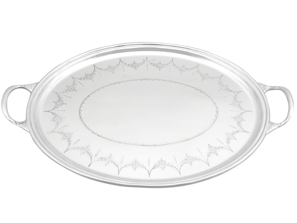 Vintage Sterling Silver Drinks Tray (1964)