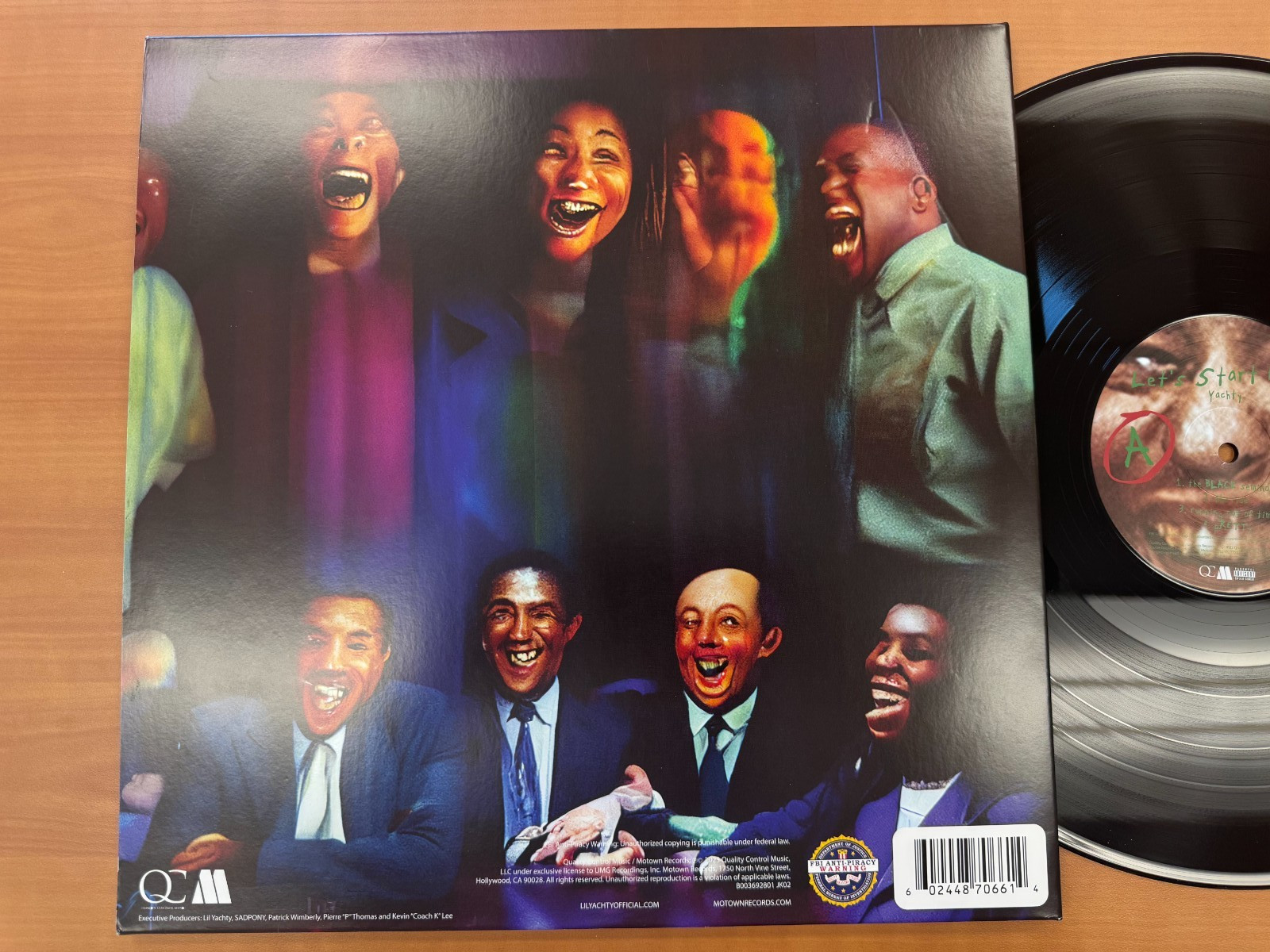 LIL YACHTY Signed Autographed Let's Start Here LP Vinyl Album PSA/DNA COA